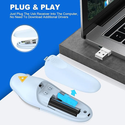 QUI Presentation Clicker Wireless Presenter Remote Clicker - Image 4
