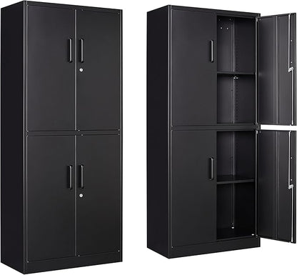 Yizosh Metal Storage Locking Cabinet by Yizosh