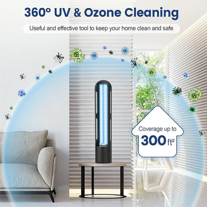 SalonDepot UV Light Sanitizer 38W Dust Mites Remover, Ultraviolet Light - Image 2