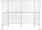 Displays2go Art Display Grids, Floor Standing, Double Sided, Metal Mesh Iron by Displays2go