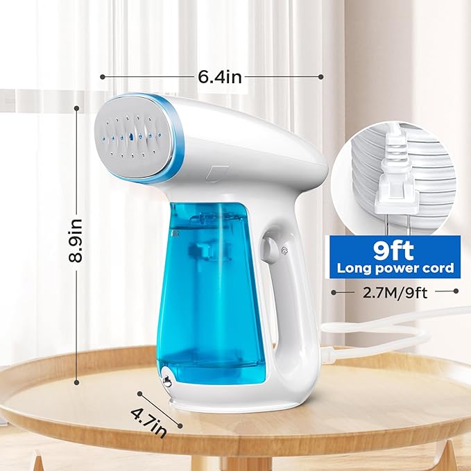 Bear Steamer for Clothes, 1300W Powerful Fast-Heating Handheld Garment and - Image 6