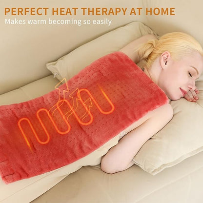 Massaging Weighted Heating Pad for Back Pain Relief, Heating Pads for Neck - Image 6