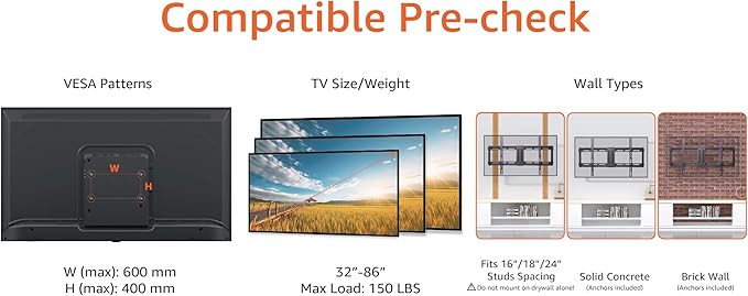 Amazon Basics Tilt TV Wall Mount - Image 2