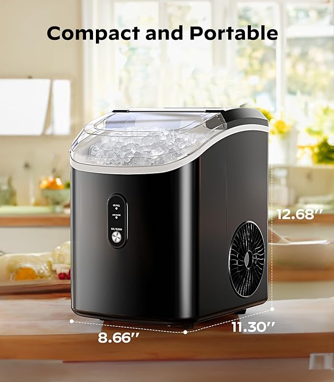 Nugget Ice Maker Countertop, Silonn Chewable Pellet Ice Machine - Image 7