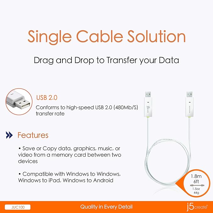 USB 2.0 Wormhole KM Switch JUC100 - Image 4