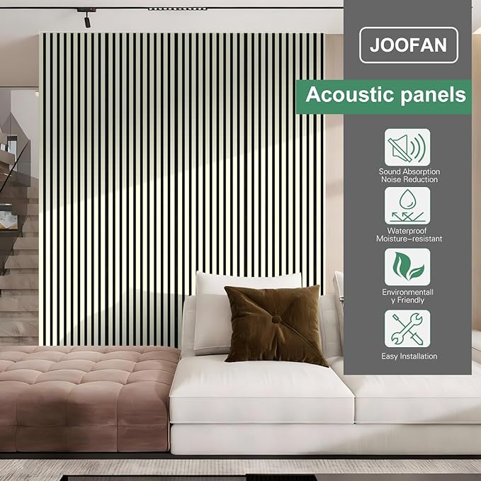 Premium Acoustic Wood Slat Wall Panels – Noise-Reducing Sound Absorption Panels - Image 2
