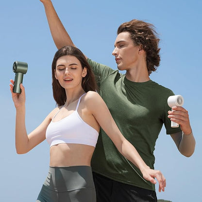 JISULIFE Portable Handheld Fan, Speed Adjustable Turbo Mini and 3600mAh Battery - Image 8