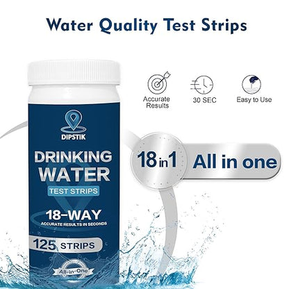 All-New 18 in1 Drinking Water Test Kit-125 Water Quality Test Strips - Image 3