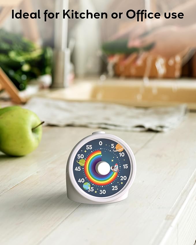 BellMan Visual Timer with Pause Button, 60 Minute Countdown Rainbow Timer - Image 5