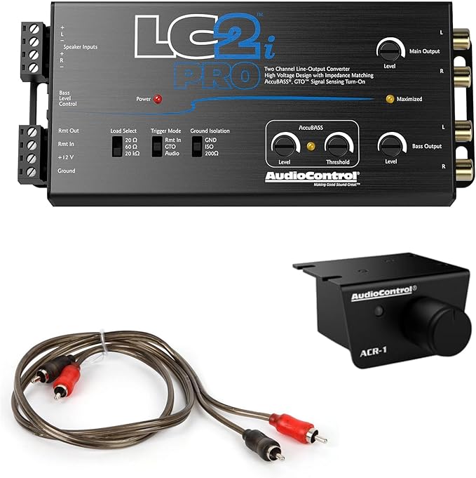 AccuBASS 2-Ch Line Out Converter Kit by EliteAudio