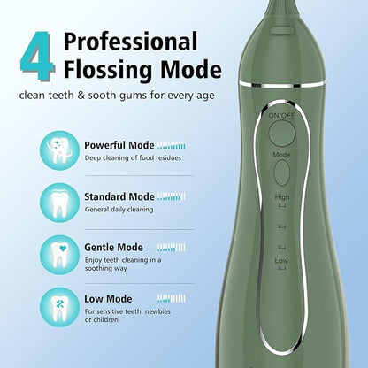 Leominor Water Dental Flosser Pick - Image 2