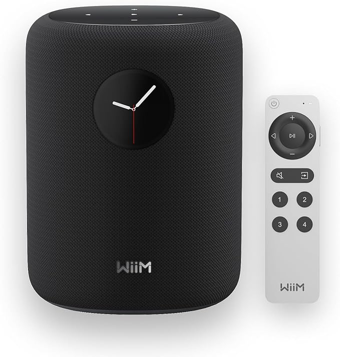 WiiM Sound Smart Speaker with 1.8″ Touch Display, Hi‑Res 24‑bit/192 kHz by WiiMHome