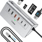 P9R PRO USB C Hub Ethernet, 10Gbps USB C Docking Station 10-in-1 by intpw