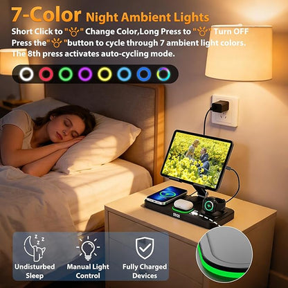 30W Charging Station for Apple Products, Foldable Wireless Charger - Image 4