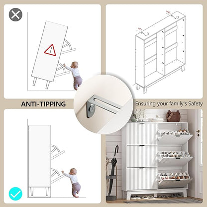 Shoe Cabinet Storage for Entryway - Image 6