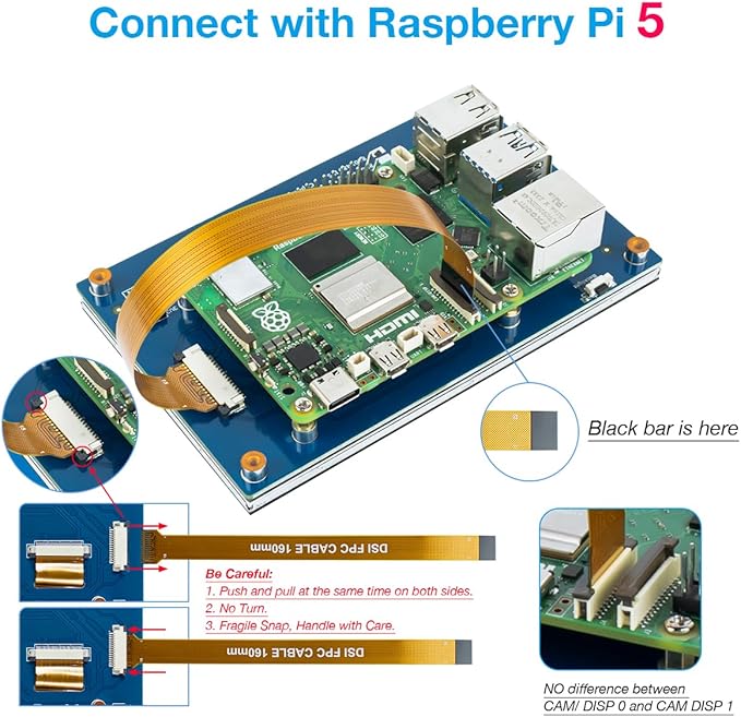 Hosyond 5 Inch Touchscreen IPS MIPI DSI Display Compatible - Image 5
