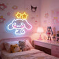 THIIXDAI Cinnamoroll Neon Sign for Room Decor, USB Powered LED Lights by THIIXDAI