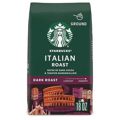 Starbucks Ground Coffee, Dark Roast Coffee, Italian Roast, 100% Arabica by StarbucksCoffee