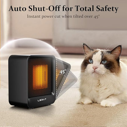 Lerat Space Heater, Portable Mini Heater - Image 5