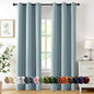 MIULEE Slate Blue Blackout Curtains by MIULEE