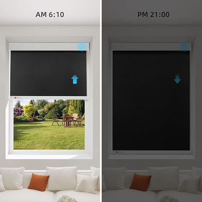 ZSTARR Motorized Smart Blind for Window, Automatic Blackout Roller Shade - Image 3