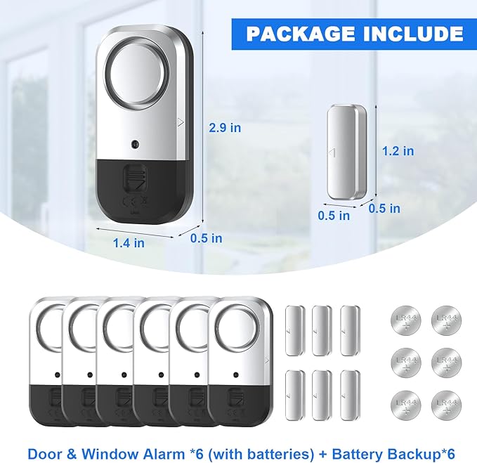 ANKOSHUN Door Window Alarm Sensors - Image 2