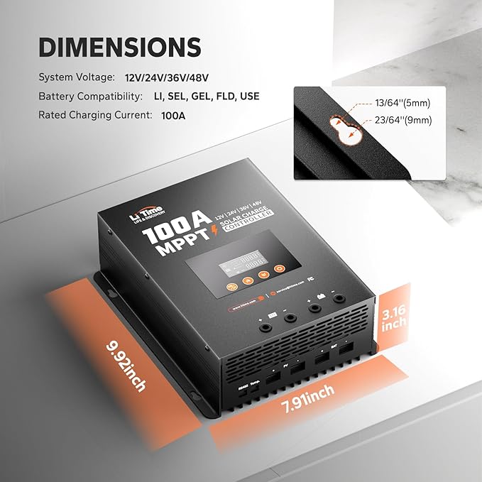 LiTime MPPT Solar Charge Controller - Image 2
