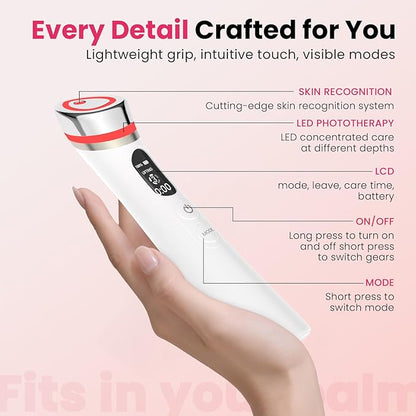 Face Lift Device – 8 in 1 Skin Tightening and Lifting, LED Light Therapy - Image 7