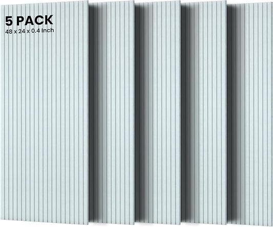 5 Pack Acoustic Panels, Premium Wall Sound Absorbing Panels, Decorative Sound by TO-TH