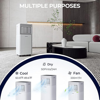 COSTWAY Portable Air Conditioner, 10000 BTU AC Cooling - Image 3