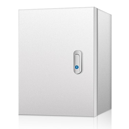 Outdoor Electrical Box 24 x 20 x 8''D NEMA 4X Enclosure Steel Box, Waterproof & by CXCESNS