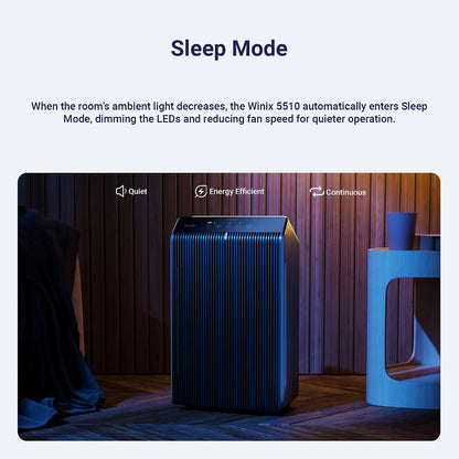winix 5510 air purifier (new generation of 5500-2 on a desk or shelf