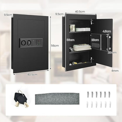 S AFSTAR Wall Safe Box, Electronic Digital Safe Box - Image 9