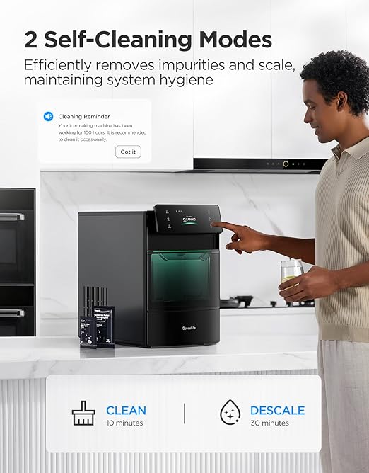 GoveeLife Smart Nugget Ice Maker Pro, 60lbs Daily, 6-Minute First Ice, 40dB - Image 6