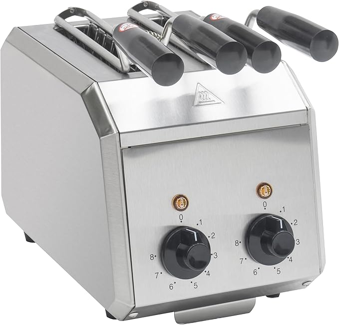2 Slice Electric Sandwich Toaster, 600W per Slot by HUOYANSHE