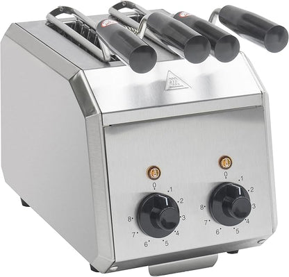 2 Slice Electric Sandwich Toaster, 600W per Slot by HUOYANSHE