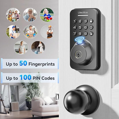 Ulecoce Fingerprint Keypad Deadbolt - Image 6