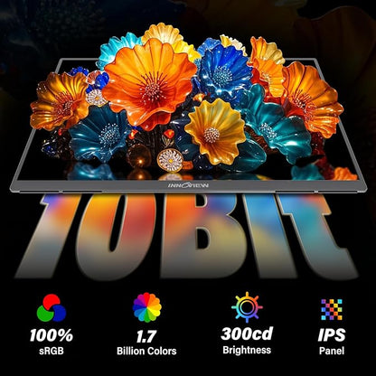 InnoView 23.8 Inch 2K 100Hz Large Portable Monitor ∆E<2 100% sRGB Fast IPS - Image 5