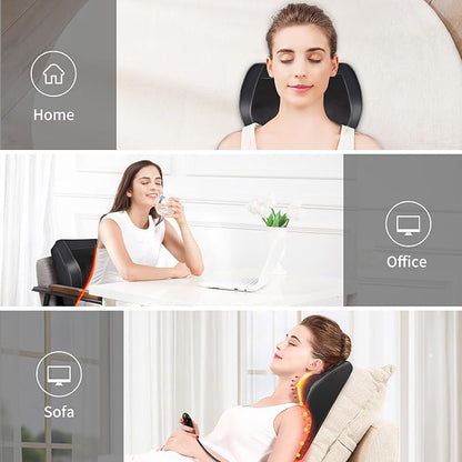 Boriwat Back Massager with Heat, 3D Kneading Massage Pillow - Image 8
