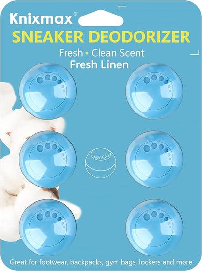 Knixmax Shoe Deodorizer Balls, Boot Deodorizing Shoe Odor Eater Ball Sneaker - Image 2
