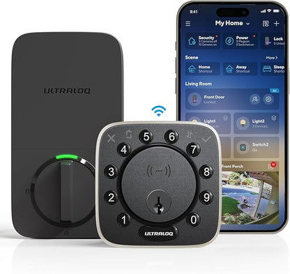 ULTRALOQ 2025 Upgrade Bolt NFC Smart Door Lock, Built-in WiFi Deadbolt 6-in-1 by ULTRALOQOfficialStore