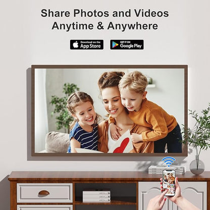 Extra-Large Digital Picture Frame 32"-Wood-Frame - Image 2