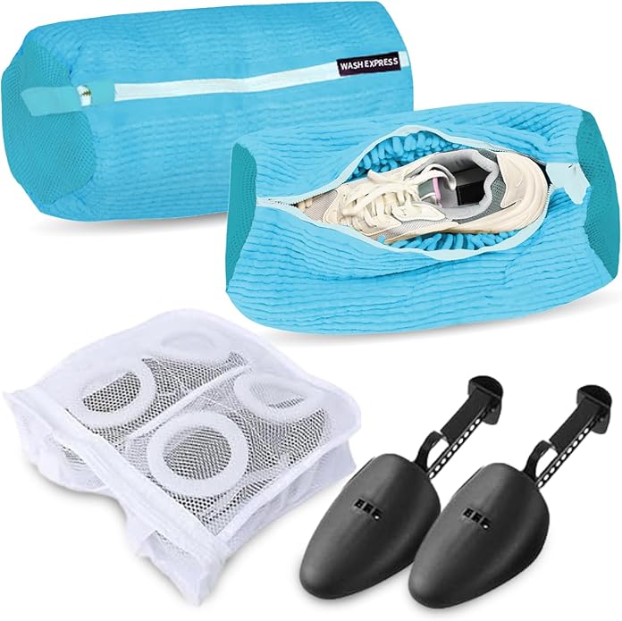 Wash Express Shoe Cleaning Kit: Shoe Washing Bag, Mesh Laundry Bag by Unknown