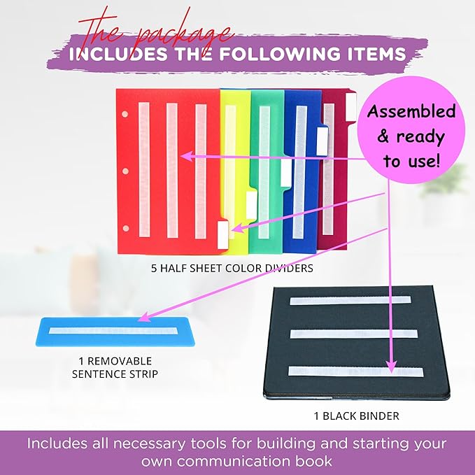 Smile4autism Small 7x9” Tools Perfect to Keep Your Loose Visual Picture Cards - Image 3