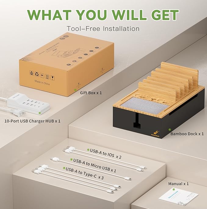 Pezin & Hulin Bamboo Charging Station - Image 2