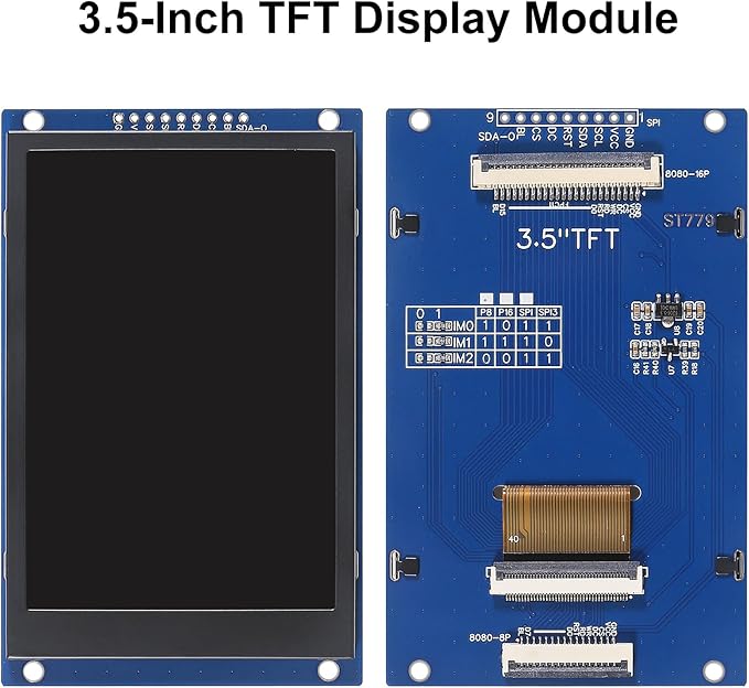 XIITIA 2pcs 3.5" SPI TFT LCD Display Module 320x480 RGB LCD Screen 3.3V ST7796 - Image 2