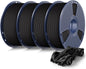 sunlu high speed petg filament 1.75mm, black, 4kg, main product view