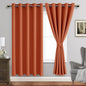 JIUZHEN Caramel Blackout Curtains by JIUZHEN