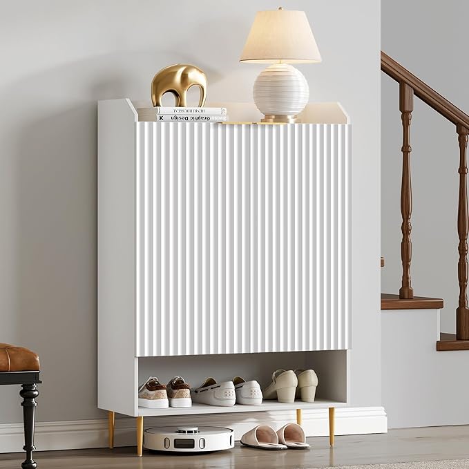SICOTAS Fluted Shoe Cabinet by SICOTAS