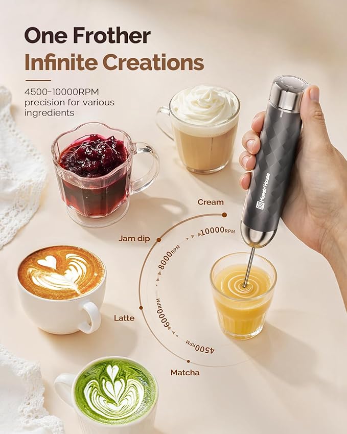 Maestri House Rechargeable Milk Frother - Image 4